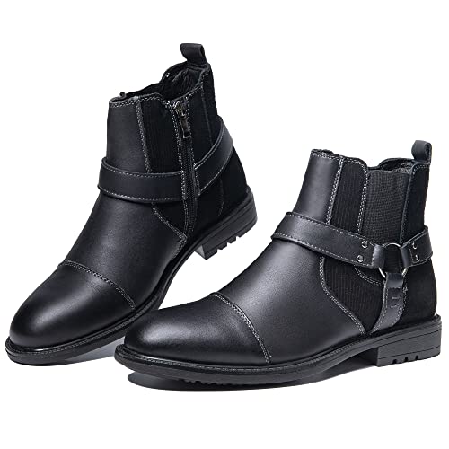 Image of Arkbird Chelsea Ankle Boots for Men Genuine Leather Oxford Casual and Formal Dress Boot