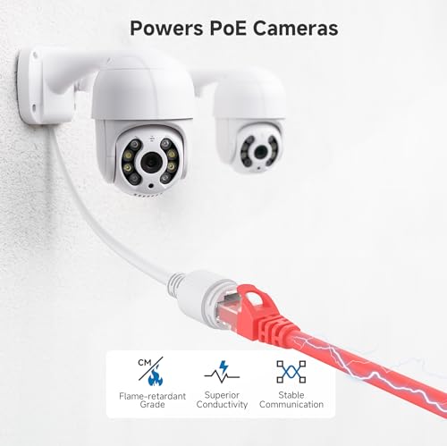 Image of Cable Matters 10Gbps Snagless Cat 6 Ethernet Cable - 30ft, Cat 6 Cable, Cat6 Cord, Ethernet Cord, Red