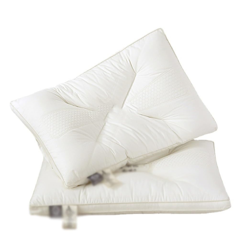 All Cotton Pillow Cotton Single Person Cervical Protection Pillow Core Water Washed Velvet Pillow