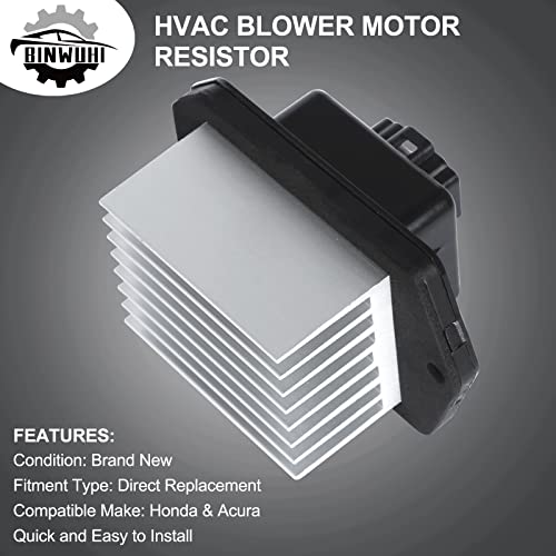 79330-Sdg-W41 Hvac Fan Blower Motor Resistor Compatible With Honda Civic Accord Cr-V Element Odyssey Pilot Acura Rdx Tsx El Replaces 79330S5A941 79330S5A942 79330Snaa01 Ru438 Ja1452 Heater Resistor #TOP4