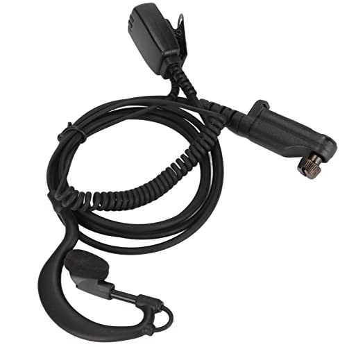 ciciglow Auricular de Walkie Talkie, Auricular de Radio Bidireccional con Oreja Auricular de Walkie Talkie Multifuncional para Hytera PD600 PD602 PD605 PD662 PD665 PD680 PD682 PD685 X1e X1p