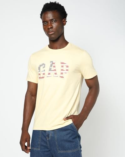 Image of Gap Men Slim Fit Short Sleeves Crew Neck T-Shirt