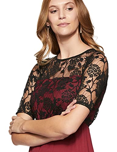 Image of Miss Olive Women's Crepe Skater Maxi Dress