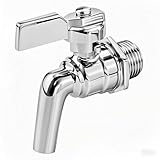 Beer Faucet, Beverage Dispenser, Stainless Steel Adjustable Spigot for Wine Beer Barrel