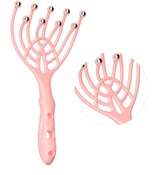 Relaxing Scalp Massager Gift Set for Women Men 9-Claw Head Massage Tool with Rolling Balls for Stress Relief
