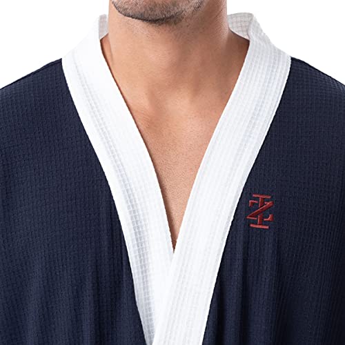 Image of IZOD Men's Waffle Knit Kimono Robe
