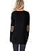 carinacoco Mujer Camisetas Algodón Manga Larga con Boton Doble Breasted Camisas y...