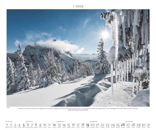 PALAZZI - Landschaft im Licht 2025 Wandkalender, 60x50cm, Posterkalender mit malerische Landschaftsfotografie, hochwertige Naturbilder, eine Reise ... int. Kalendarium: Light on the Land