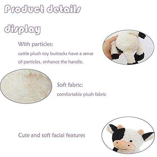 Chelei2019 LYJ-2021-01-05-03 9 Inch Cow Stuffed Animals Soft Cuddly Cow Plush Stuffed Animal Toy thumb #3