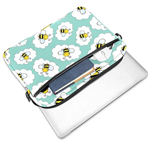 Sacoche ordinateur portable 13 pouces Bees avec bandoulière robuste - 2
