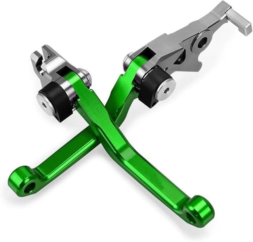 Levier d'embrayage et frein pivotant rétractable vert pour CRF250L 2020