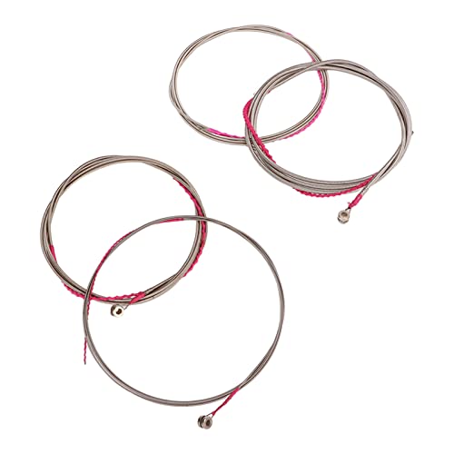 Lot de 4 cordes de basse, 4 cordes en métal remplaçables, décoratives, pratiques pour remplacer les accessoires d… - Les Beatles, Paul McCartney, John Lennon, RIngo Starr, George Harrison Lot de 4 cordes de basse, 4 cordes en métal remplaçables, décoratives, pratiques pour remplacer les accessoires d… – Image 4