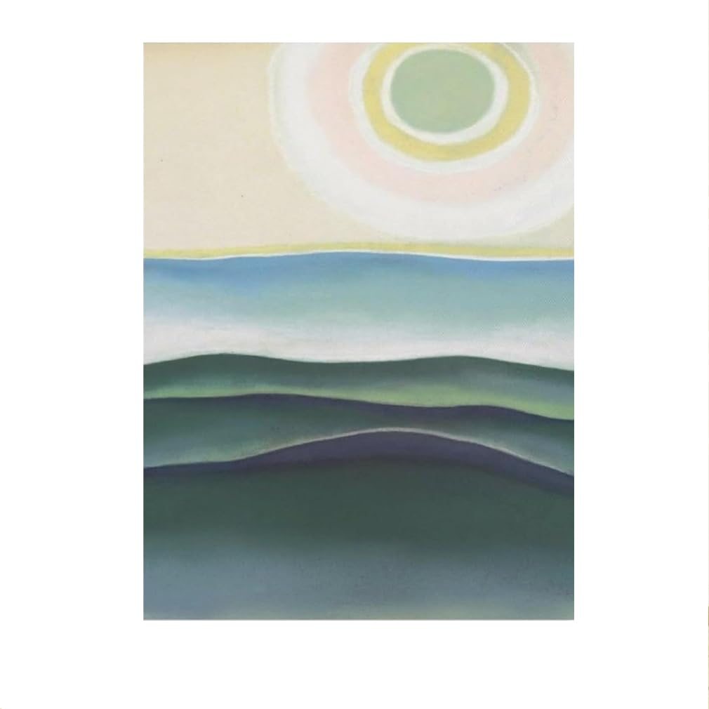 SSLDP LFHLI Georgia O'Keeffe Poster Artwork Exhibition Wall Art Georgia O'Keeffe Canvas Painting And Prints Home Room Decor Picture 50x70cm No Frame