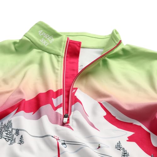 Spyder Girls Sunset 1/2 Zip Long Sleeve T-Neck4