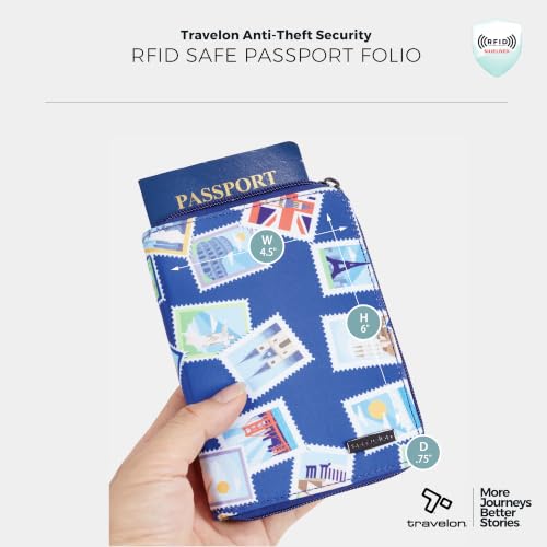 Image of Travelon RFID Blocking Passport Zip Wallet