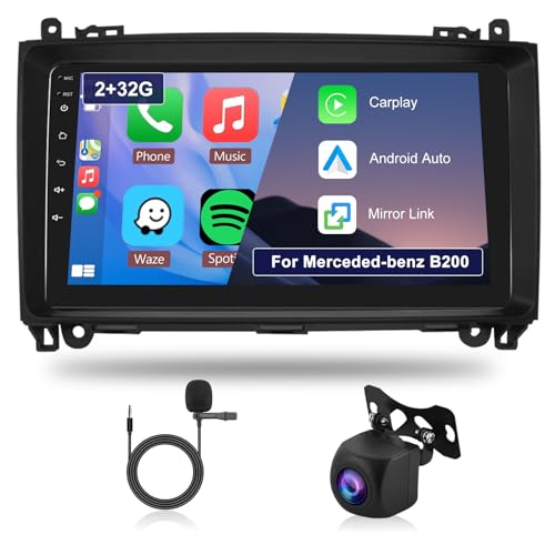 Autoradio Android Per Mercedes Classe A/B 2008-2011 - 9 Pollici, CarPlay, GPS, 2+64GB - Foto 8