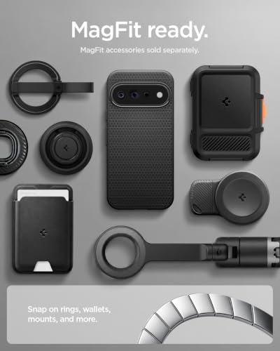 Image of Spigen Liquid Air MagFit Case for Google Pixel 11 Pro XL, Matte Black