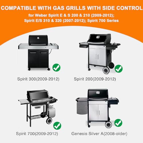 Image of SafBbcue 91360 Igniter Kit for Weber Grill 1819-51 1836-32 Grill Igniter Replacement Compatible with Weber Spirit E210 E215 E310 EP320 SP310 SP320 Spirit S320 Side-Control Grill, 67847 67726 81315