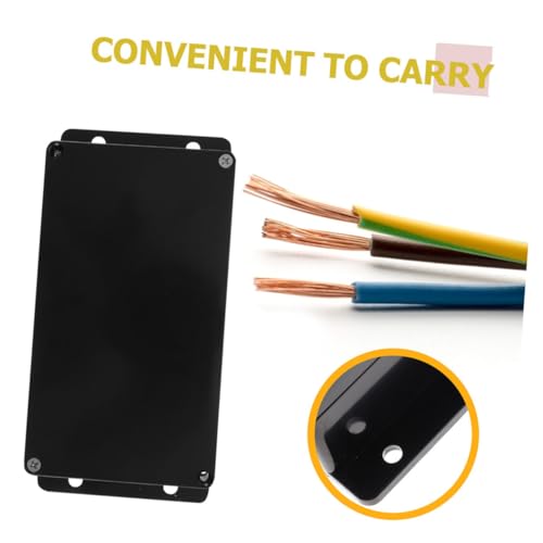 Boîte de jonction étanche x2 avec oreilles de fixation pour projets électriques extérieurs DIY