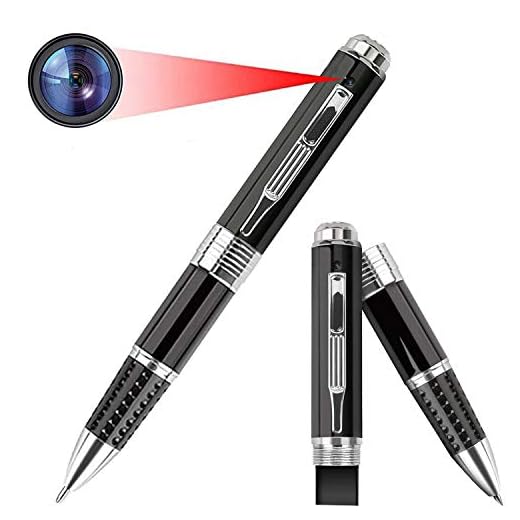 Hidden Camera Spy Pen, Ekeamz Hidden Pen with Camera HD 1080P Portable Digital Video Recorder with Photo Taking Wireless Mini Spy Cam Multifunction Pen Camcorder for Conference and Home - Video Only