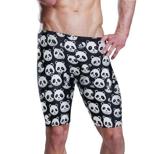 Panda Animal Cute Men's Swim Jammers Swimsuit M B0402756
