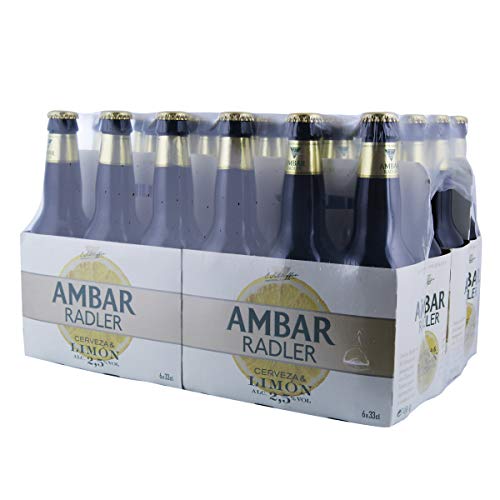 Ambar Radler Cerveza con Limon 24 botellines x 330 ml.