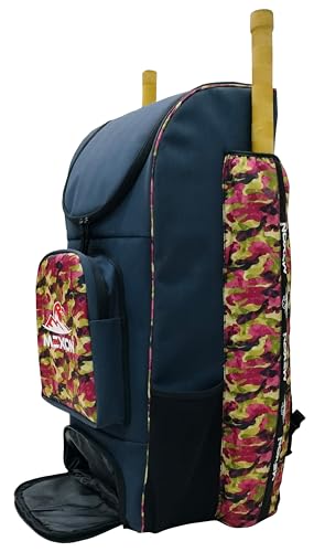 Image of MEXON Professional Cricket Duffle Kit Bag | Player's Choice (Navy /Red)