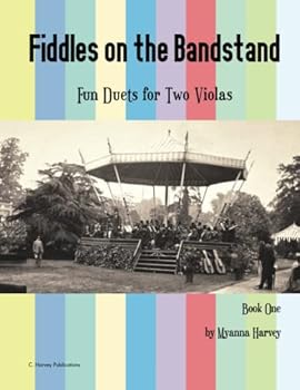 Paperback Fiddles on the Bandstand, Fun Duets for Two Violas, Book One Book