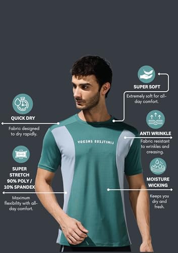 Image of Mens Stylish Supersoft Cut and Sew Breathable T-Shirt with HD Chest Print | Sports Tshirt for Men| Lightweight Men's T-Shirt| Men Tshirt