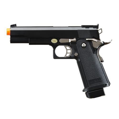 Metal Airsoft Hand Gun High Fps Hi-Capa 1911 Airsoft Pistol With 6Mm Bbs, Speed Loader, And Airsoft Magazine, Color Black #TOP1