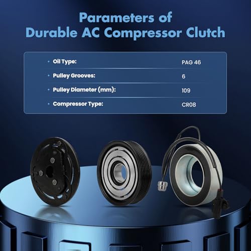 Image of ECCPP AC Clutch Kit for Suzuki SX4 2.0L 2010-2013 AC Compressor Clutch