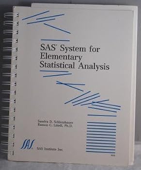 Paperback SAS System for Elementary Statistical Analysis Book