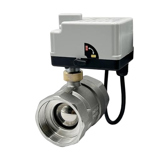 Robinet motorisé 2 pouces inox pour éviter les blocages avec commande manuelle