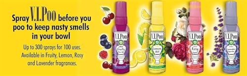 Air Wick VIPoo Pre Poo Spray, Twin Pack, Lemon and Fruity, 2x 55ml - Image 8