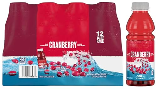 Ocean Sprays Cranberry Juice Cocktail, 15.2 fl. oz., 12 Pack