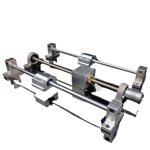 T8 Lead Screw Pitch 2mm Lead 8mm Length 200mm 800mm+Optical axis OD8mm +KP08/KFL08 bearing bracket +bracket SK8 3D printer parts