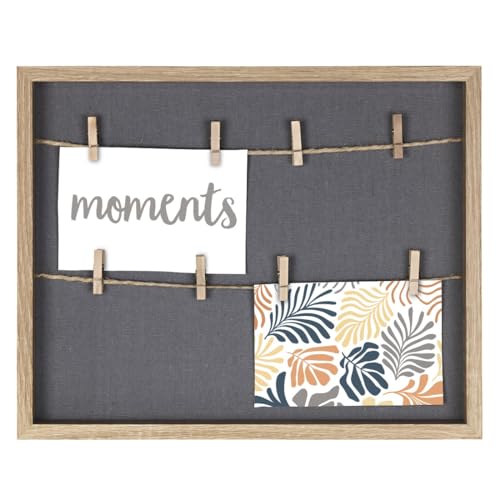 Hama Fotorahmen mit Klammern und Leine, 29,5 x 36,5 cm (tiefer Bilderrahmen...