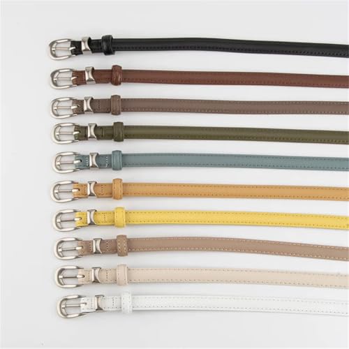 Women's Leather Belt Pin Buckle With Denim Suit Pants Belt3