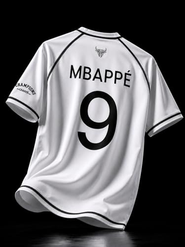 Image of Boys Football Players Jersey T-Shirt | Looper Polyester Sports Wear | Half Sleeve Round Neck Casual for Men