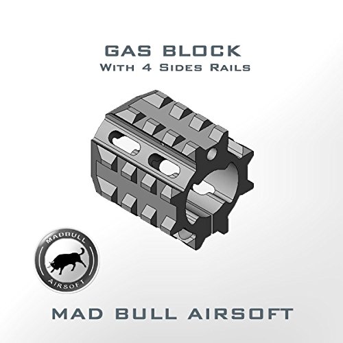 Amazon | マッドブルエアソフト レイル・ガス・ブロック 4Rails