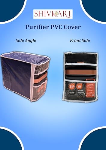 Image of Water Purifier Cover Compatible with Aquaguard Designo NXT 9-Stage RO+UV - Waterproof, Oil & Stain Resistant, Dustproof, Transparent Window, Velcro Closure