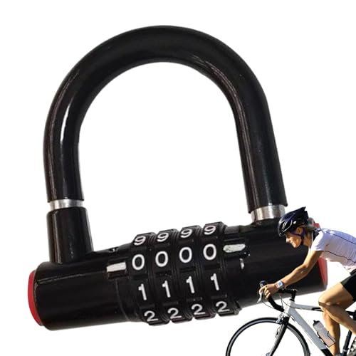 Combinación de candado, candado con combinación, candado impermeable antirrobo, para ruedas de bicicleta, scooters, motocicleta, garaje, viajes, camping, mochila, maleta
