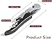 Kit-Home Professional Waiter Corkscrew Wine Openers Set (4 PCS),Upgraded with Heavy Duty Stainless Steel Hinges Wine Key for Restaurant Waiters, Sommelier, Bartenders