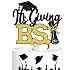 It's Giving B.S. Cake Topper, Congrats Grad, Bachelor of Science Graduate, 2026 College Universary Graduation Party Decorations Supplies