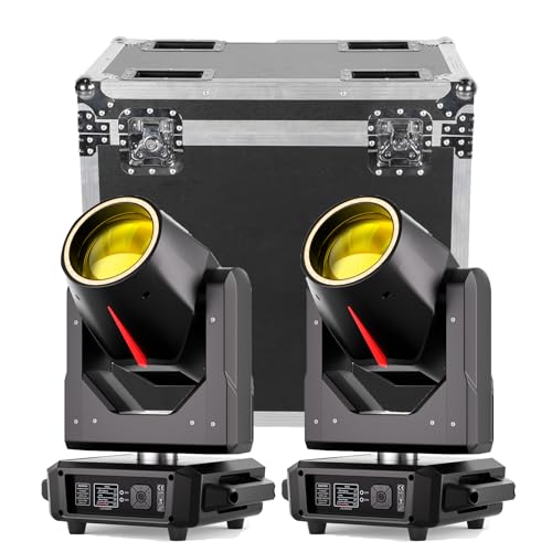 Sorgente luminosa da palco: Questa luce a fascio utilizza una lampadina HID con una durata media di 2000 ore; le lampadine possono essere sostituite regolarmente. Offre un'elevata luminosità e un fascio luminoso potente e diretto. Le lenti ottiche di alta qualità riducono al minimo la perdita di luce, garantendo un pattern nitido, un fascio uniforme, effetti di luce potenti e colori vivaci.