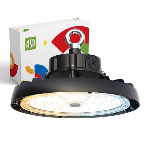 ASD LED High Bay UFO Light Fixture, Commercial Shop Lighting
