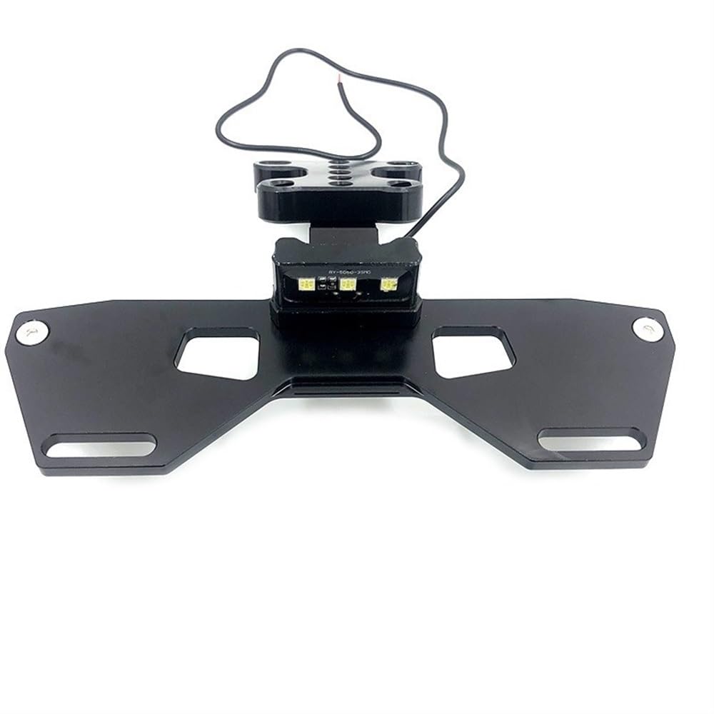 DDGBERFP For Yamaha R15 V3 Motorcycle License Plate Holder Tail Tidy Mudguard Eliminator(Black)