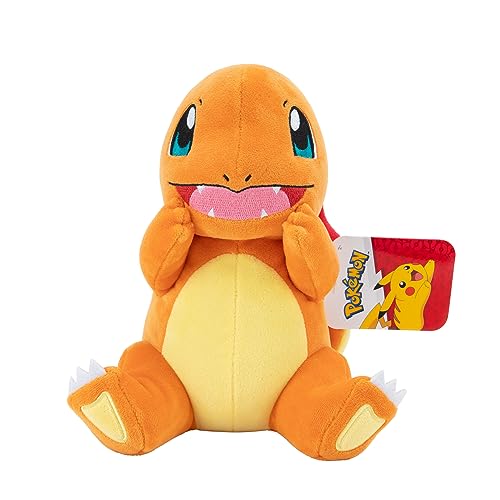 Pokemon Charmander 20,3 cm de Peluche Ultra Suave de Calidad Oficial, Jugar y Mostrar Pokemon Charmander 20,3 cm de Peluche Ultra Suave de Calidad Oficial, Jugar y Mostrar