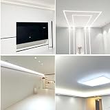 Clearhill 5V USB COB LED taśma, zimny biały 6500K, szerokość 8mm 320LED / m, 8W / m, CRI90, 16.4FT / 5M, galvanizowany podwójny panel taśma, wodoodporny IP20