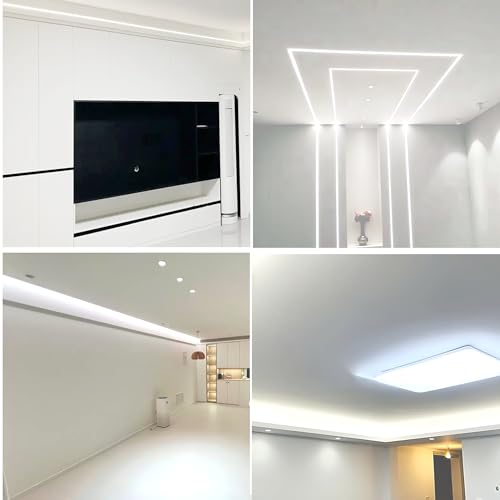 Image of 5V 8mm Width USB COB LED Strip Lights,Cool White 6500K,320LEDs /M,8W /M,CRI90,16.4FT /5M,Electroplated Double-Sided Panel Light Strip,Waterproof IP20,Flexible Strip for Indoor Decoration